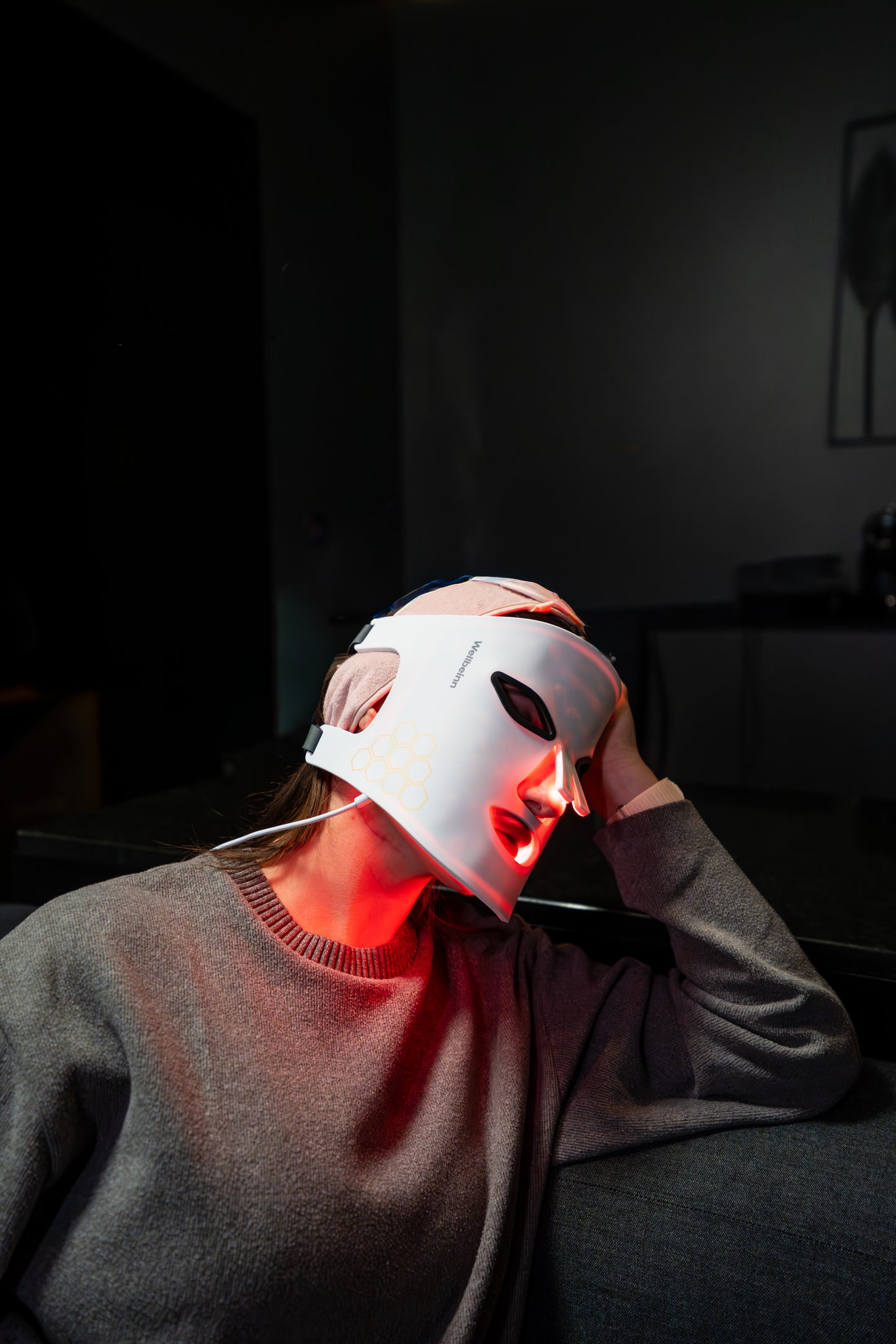 Redinn Mask — Máscara de Luz Roja LED Facial 633nm y 830nm