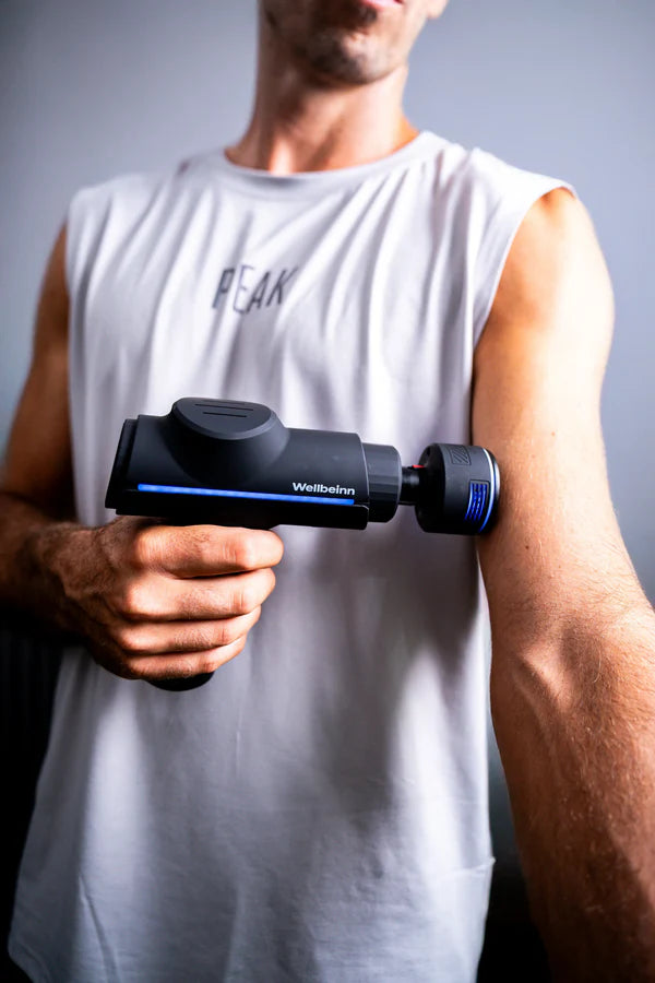 Pistola de Masaje BE IN 02 — Cabezal con Frío y Calor, 3 Niveles