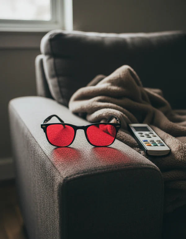 Gafas Red Horizon — Filtro de Luz Azul 480-530nm para la Noche