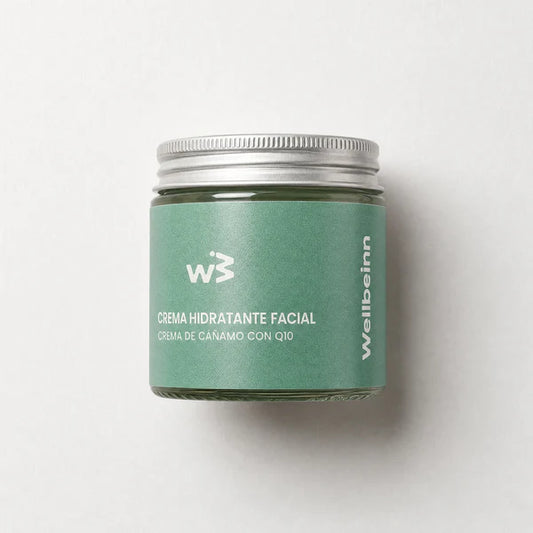 Crema Facial Hidratante con Cáñamo Ecológico y Q10 — 50 ml