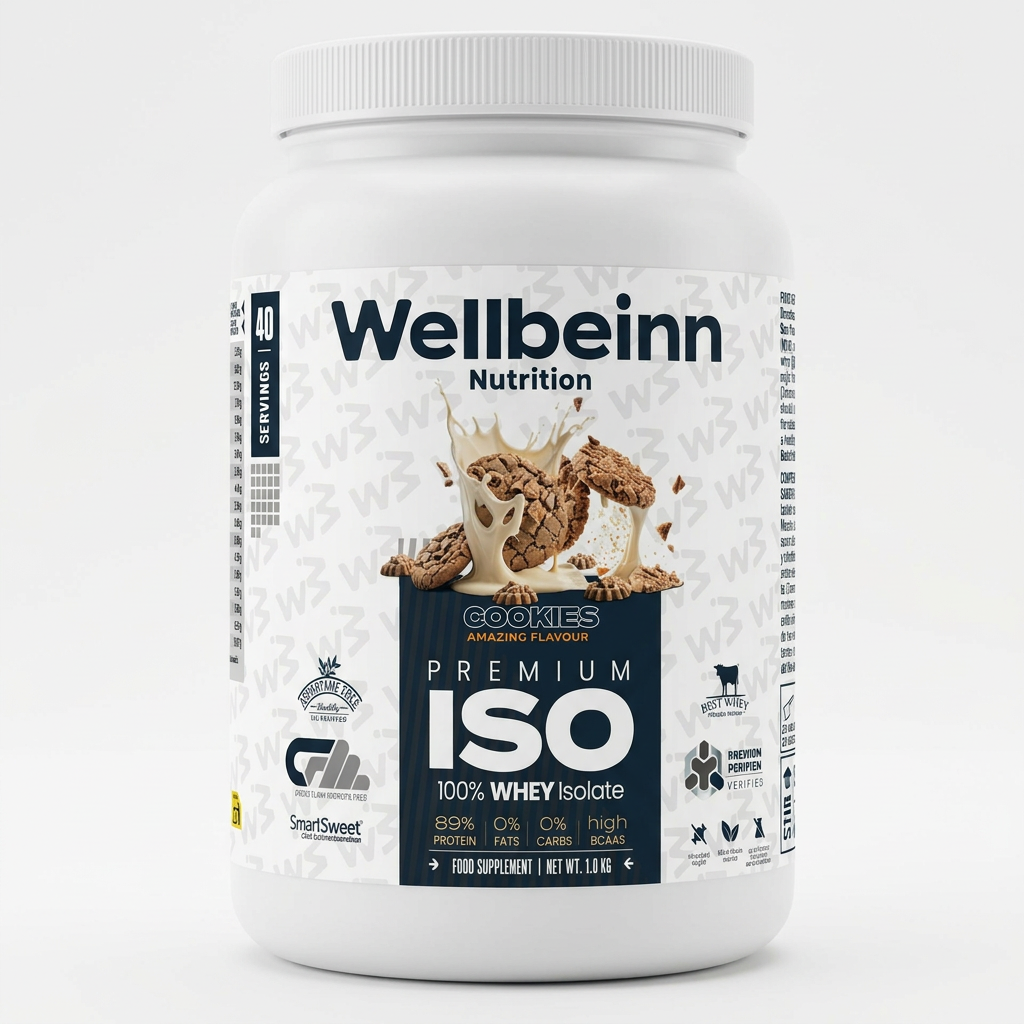 Proteinn 100% Whey Isolate — Chocolate, Vainilla o Cookies