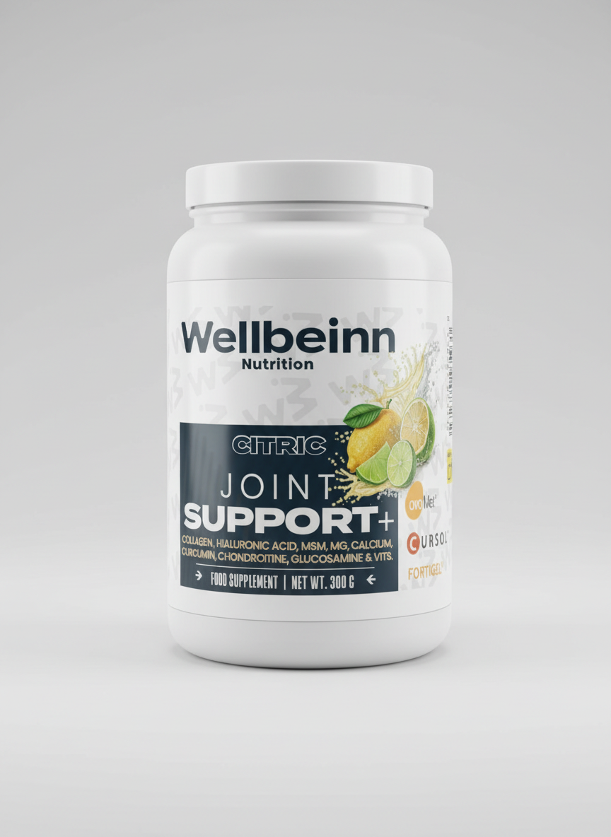 Joint Support+ — Colágeno Fortigel®, Ovomet® y Cúrcuma, 300 g Limón