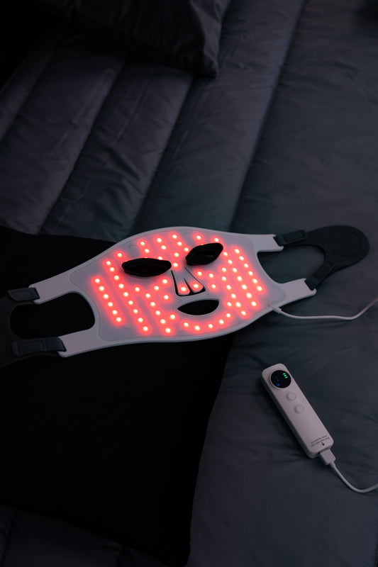 Redinn Mask — Máscara de Luz Roja LED Facial 633nm y 830nm