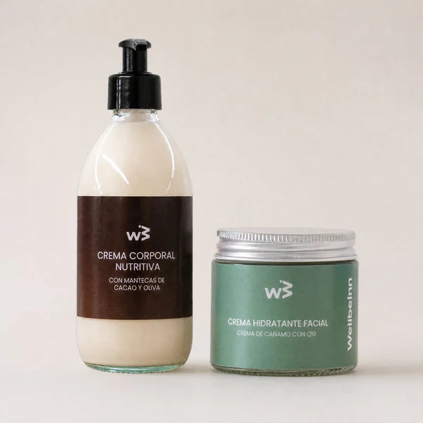 Pack Wellbeinn Esenciales — Crema Facial 50 ml + Crema Corporal 250 ml